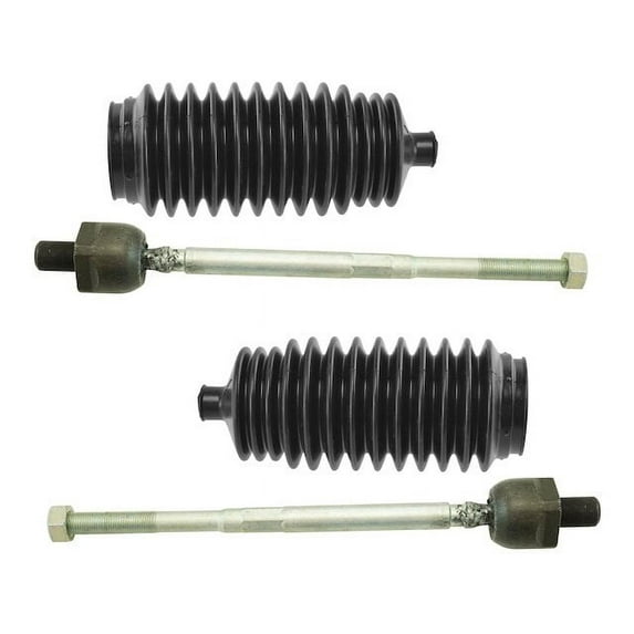 Tie Rod End and Steering Bellows Kit 4 Piece - Compatible with 1989 - 1992 Nissan Stanza 1990 1991