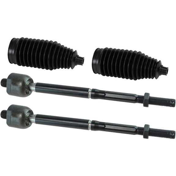 Tie Rod End and Steering Bellows Kit 4 Piece - Compatible with 2000 - 2005 Toyota Echo 2001 2002 2003 2004