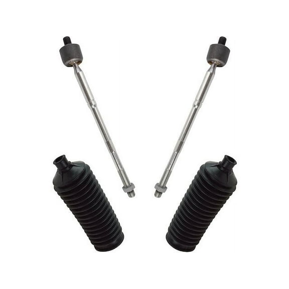 Tie Rod End and Steering Bellows Kit 4 Piece - Compatible with 2017 - 2020 Jeep Compass 2.4L 4-Cylinder 2018 2019