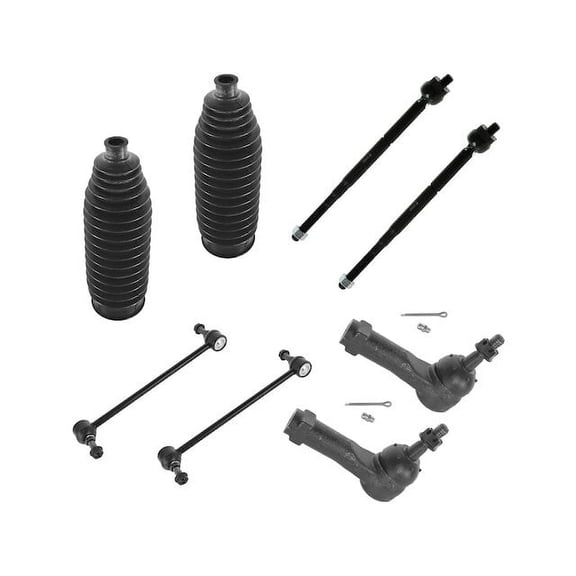 Tie Rod End and Sway Bar Link Kit 8 Piece - Compatible with 2005 - 2007 Saturn Ion 2006