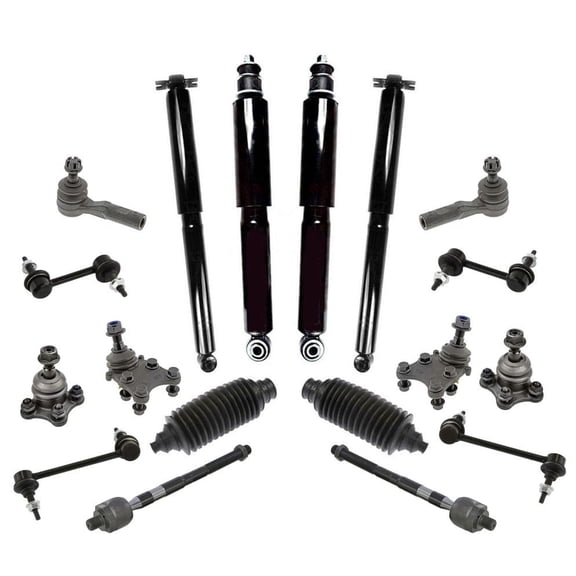 Tie Rods Ball Joints Links 18Pc for Chevrolet Colorado Torsion Bar 4 Wheel Drive