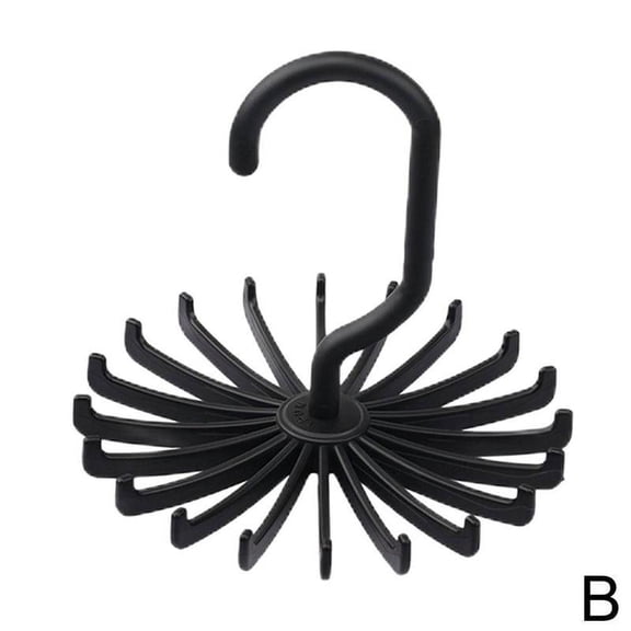 Tie Scarf Hanger Rack Rotating Belt Closet Organizer Holder Best Spin 360º C9R1