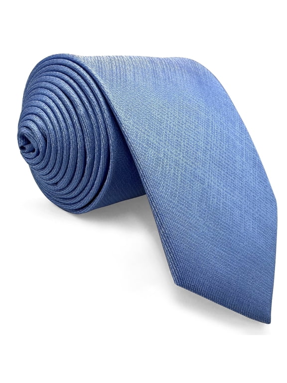 Tie Sets for Men Dress Neckties Light Blue Solid Classic Size 57.5"