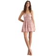 thumbnail image 1 of Tie-Up Detail Cotton Mini Dress, 1 of 5