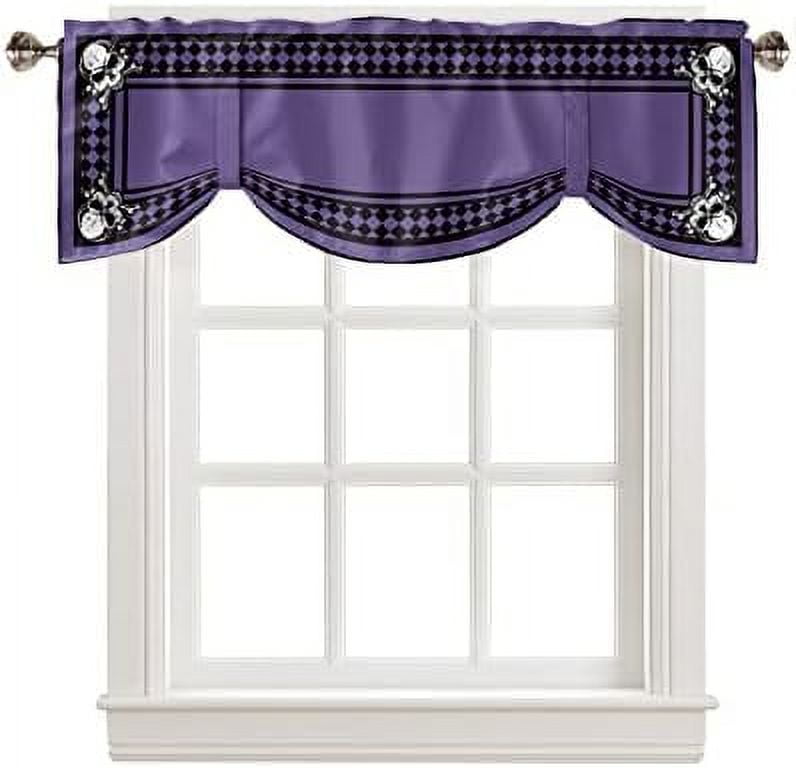 Tie Up Valance Curtains for Living Room Kitchen Valances for Windows ...