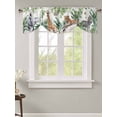 thumbnail image 1 of Tie Up Valance Curtain for Kitchen,Summer Giraffe Tiger Zebra Palm Leaf Rod Pocket Short Curtains Adjustable Tie-Up Shade Valances,Tropical Plant Window Treatment for Bathroom Living Room Bedroom, 1 of 8