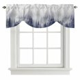thumbnail image 1 of Tie Up Valances for Windows, Blue Mist Forest Adjustable Valance Curtains Window Treatment for Living Room/Bedroom, Pine Larch Trees Natural Landscape Rod Pocket Kitchen Curtains & Drapes 54x18 Inch, 1 of 9