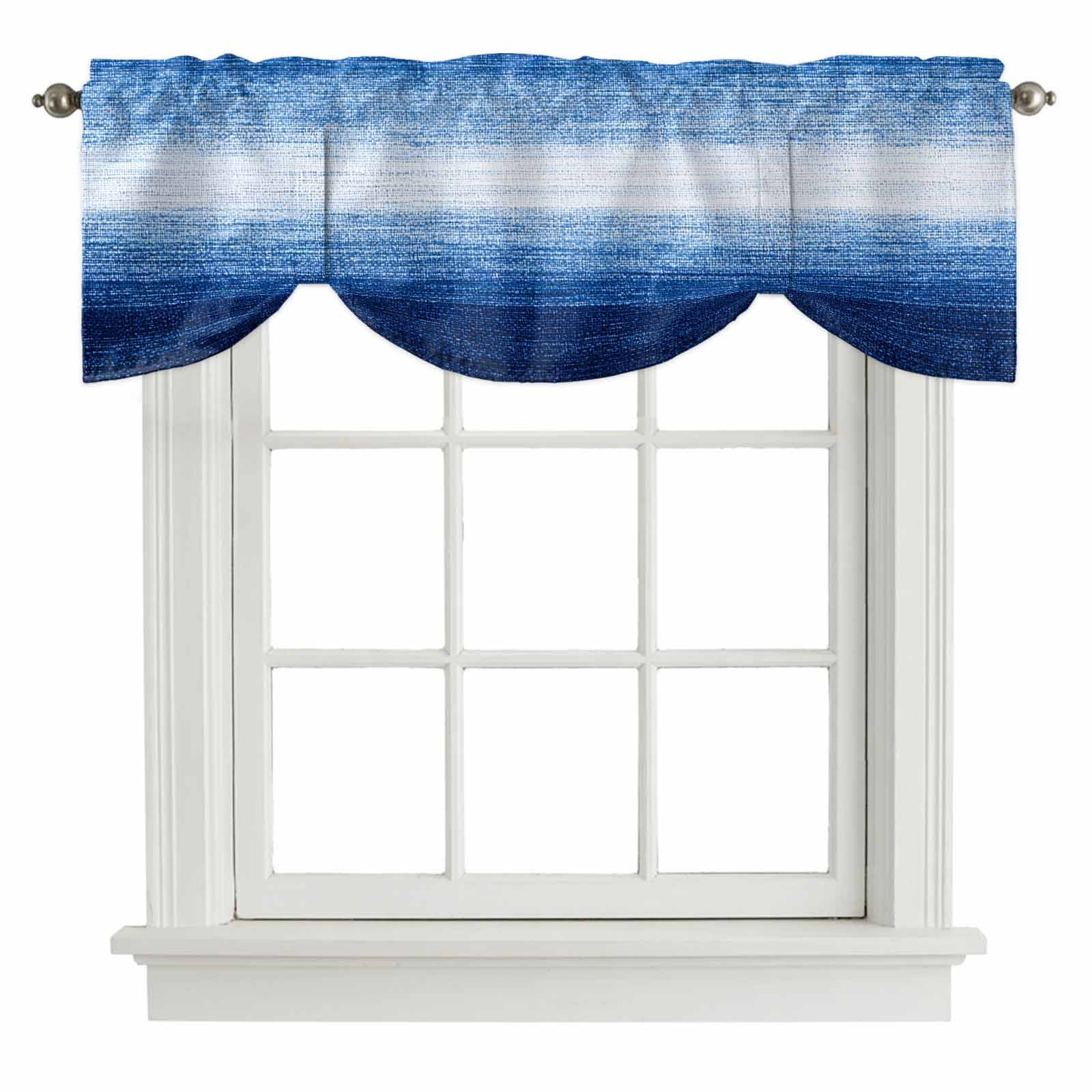 Blue And White Valancenull
