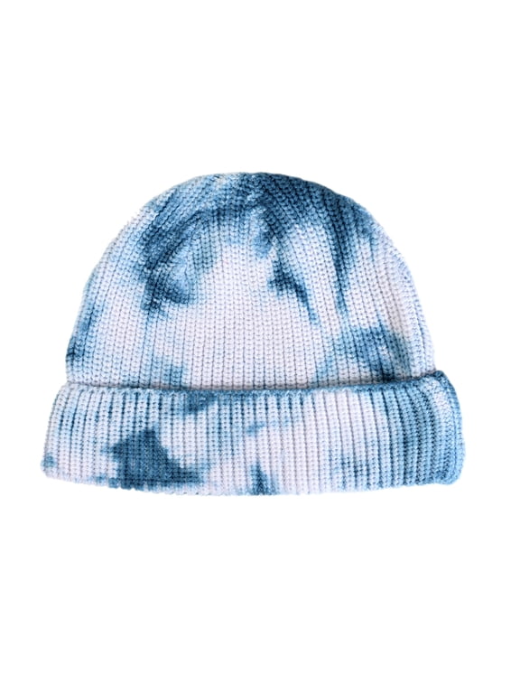 Tie-dye Beanie All Match Hat Hats Knitting Wool Headgear High-quality Hat Wool Knit Cap Women Wearing Cap Women's