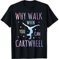thumbnail image 1 of Tie-dye Cartwheel Quote Gymnastics Cheerleader Gymnast Girl T-Shirt, 1 of 4