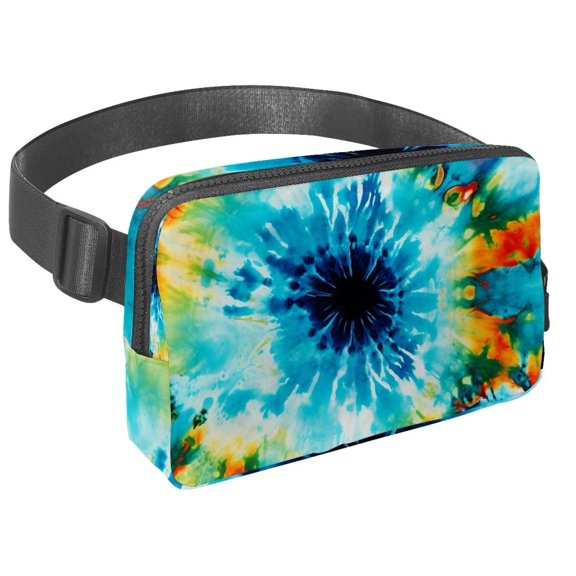 Tie-dye Lightweight Adjustable Waist Pack with Extension Strap - Unisex Running Belt Fanny Pack