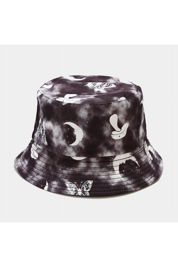 Tie-dye Printed Fisherman Hat for Men Women Fashion Colorful Mushroom Double-Side-Wear Packable Bucket Hat Summer Sun Hat Comfort Daily Casual Cap Soft Breathable Fishing Hat