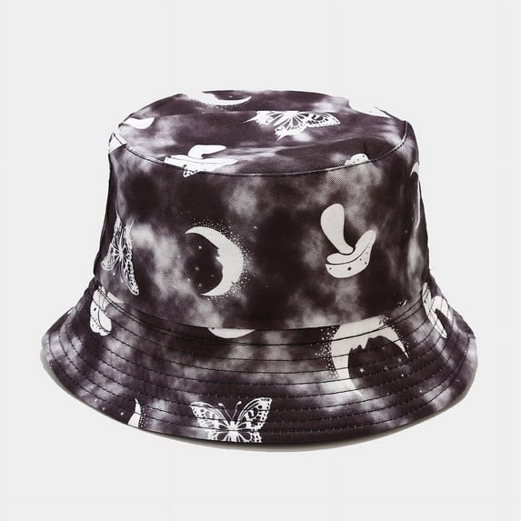 Tie-dye Printed Fisherman Hat for Men Women Fashion Colorful Mushroom Double-Side-Wear Packable Bucket Hat Summer Sun Hat Comfort Daily Casual Cap Soft Breathable Fishing Hat