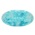 thumbnail image 1 of Tie-dyed Gradient Color Carpet Nordic Round Rugs Home Decor Mat For Living Room Bedroom Bedside Blanket Hanging Basket Mat Blue 160*160cm, 1 of 4