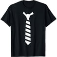thumbnail image 1 of Tie giftsStriped tie T-Shirt, 1 of 4