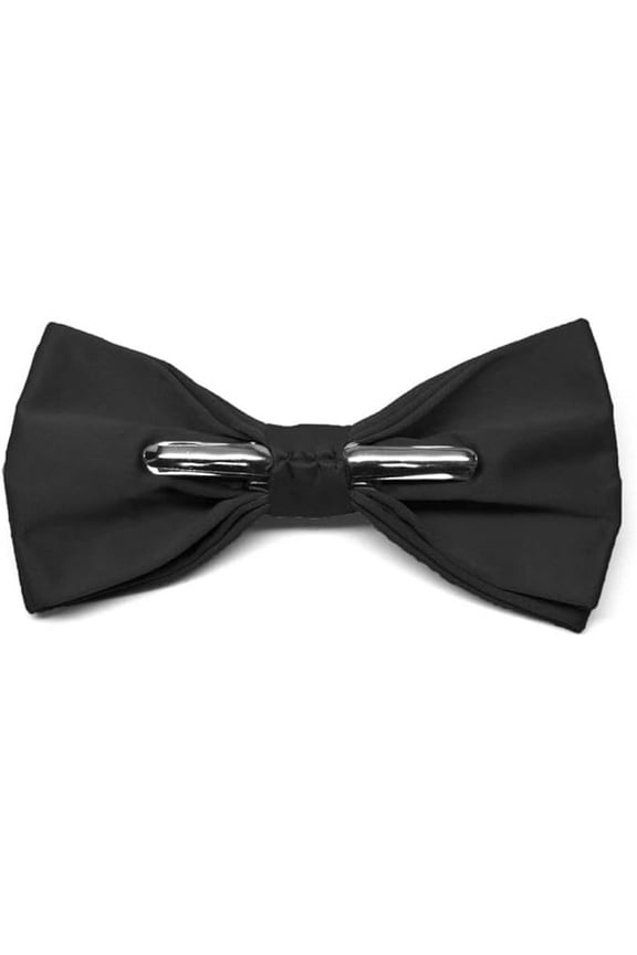 Adult Clip-On Bow Tie, Black