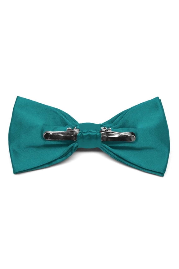 Adult Clip-On Bow Tie, Deep Aqua