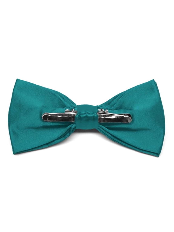 Adult Clip-On Bow Tie, Deep Aqua