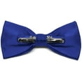 thumbnail image 1 of TieMart Adult Clip-On Bow Tie, Sapphire Blue, 1 of 6
