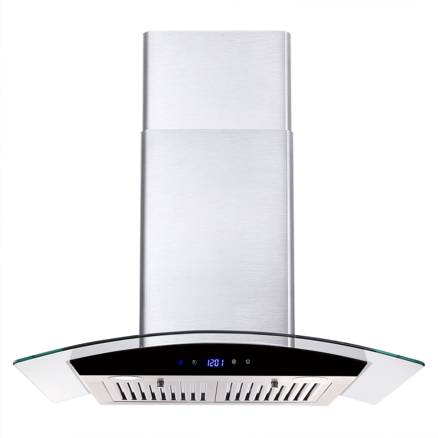 Joeaonz 30-Inch Wall Mount Range Hood with 700 CFM, 3-Speed Touch Control & LED Light