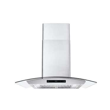 Tieasy 30 inch Wall Mount Range Hood Kitchen Top Exhaust Vent 700CFM 3-Speed Dishwasher Filter 120V