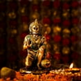 thumbnail image 1 of Tied Ribbons Hanuman Idol for Home Decoration - Hanuman Statue Figurine Decor Hindu God Murti, 1 of 5