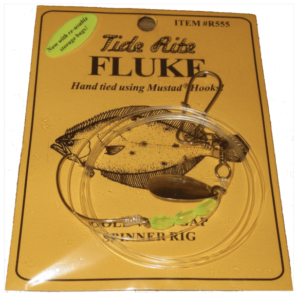 Tied Rite Hand Tied Spinner Rigs Wide Gap Hook, Gold