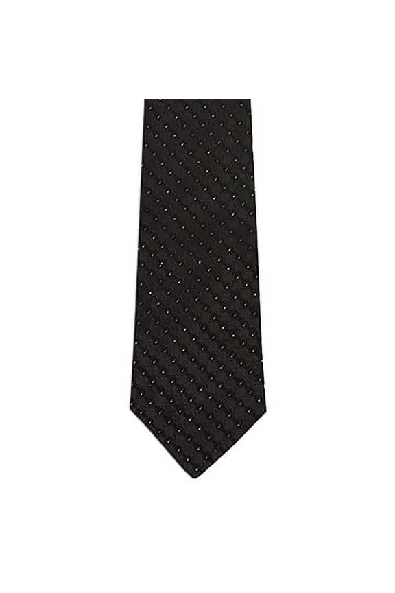 Tied to Eternity Skinny Black Microfiber Necktie by Ringmasters