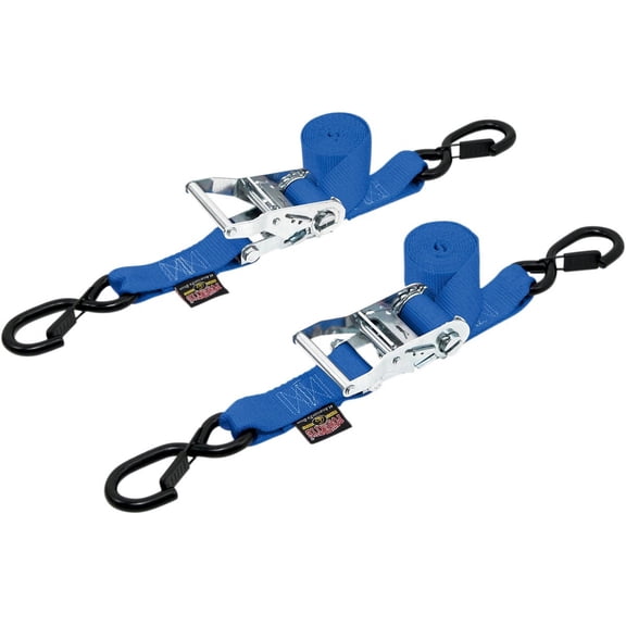 Tiedown Ratch 1.5" Blu