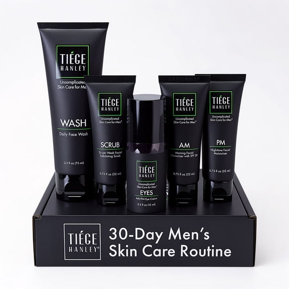 Tiege Hanley Advanced Skin Care Routine for Men with Eye Cream Skin Care System Level 2