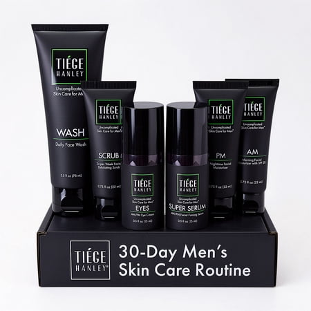 Tiege Hanley Anti-aging Skin Care Routine for Men with Face Serum | Skin Care System Level 3