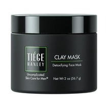 Tiege Hanley Charcoal Clay Mask for Men, Deep-Cleansing, 2oz,