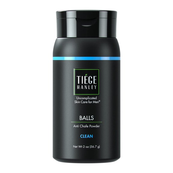 Tiege Hanley Men's Anti-Chafing Powder - 2 oz | Talc-Free | Mint & Eucalyptus Scent