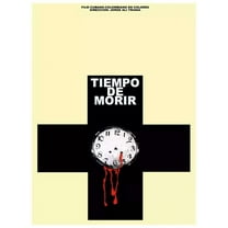 Tiempo de morir, time to die Decoration Poster.Graphic Art Interior design. 11 x 17 Inch Poster