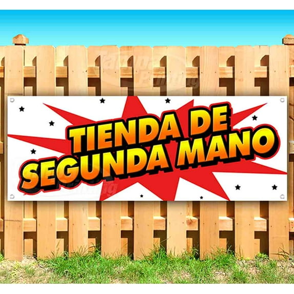 Tienda De Seguna Mano 13 oz Vinyl Banner With Metal Grommets