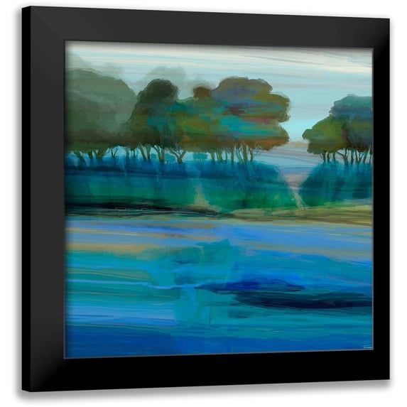 Tienhaara, Michael 12x12 Black Modern Framed Museum Art Print Titled - Ridgecrest II