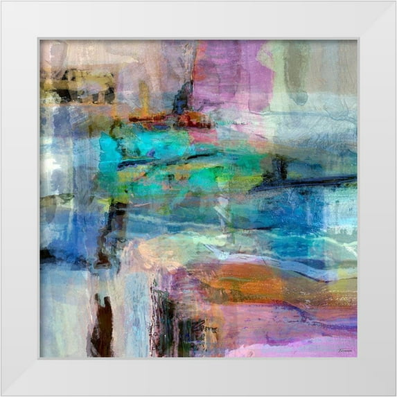 Tienhaara, Michael 12x12 White Modern Wood Framed Museum Art Print Titled - Chroma II