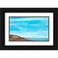 thumbnail image 1 of Tienhaara, Michael 14x10 Black Ornate Wood Framed with Double Matting Museum Art Print Titled - Ocean Cliffs II, 1 of 4