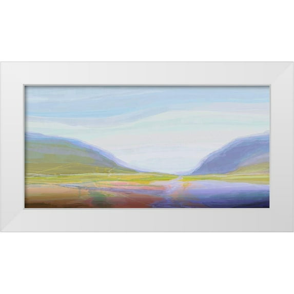 Tienhaara, Michael 14x9 White Modern Wood Framed Museum Art Print Titled - Light Landscape I