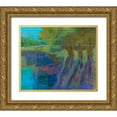 thumbnail image 1 of Tienhaara, Michael 17x15 Gold Ornate Wood Framed with Double Matting Museum Art Print Titled - Autumn Song III, 1 of 4