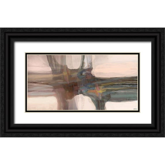 Tienhaara, Michael 18x11 Black Ornate Wood Framed with Double Matting Museum Art Print Titled - Beige Sculpture II