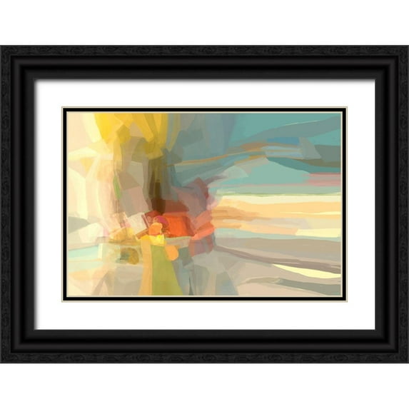 Tienhaara, Michael 18x13 Black Ornate Wood Framed with Double Matting Museum Art Print Titled - Pastels III