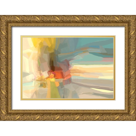 Tienhaara, Michael 18x13 Gold Ornate Wood Framed with Double Matting Museum Art Print Titled - Pastels III