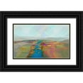 thumbnail image 1 of Tienhaara, Michael 24x16 Black Ornate Wood Framed with Double Matting Museum Art Print Titled - Mountain vista I, 1 of 4