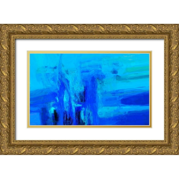 Tienhaara, Michael 24x16 Gold Ornate Wood Framed with Double Matting Museum Art Print Titled - Mood Shift V