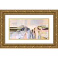 thumbnail image 1 of Tienhaara, Michael 32x18 Gold Ornate Wood Framed with Double Matting Museum Art Print Titled - Hilltop, 1 of 4