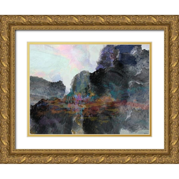 Tienhaara, Michael 32x25 Gold Ornate Wood Framed with Double Matting Museum Art Print Titled - Interlude III