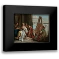 thumbnail image 1 of Tiepolo, Giovanni Battista 14x12 Black Modern Framed Museum Art Print Titled - Alexander the Great and Campaspe in the Studio of Apelles, 1 of 5