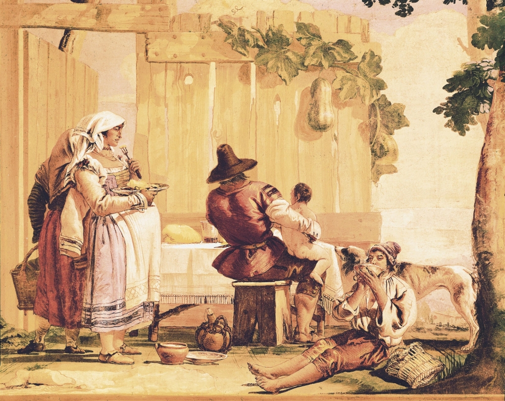 Tiepologiovanni Domenico (1727-1804) Canvas Art - (24 x 18)