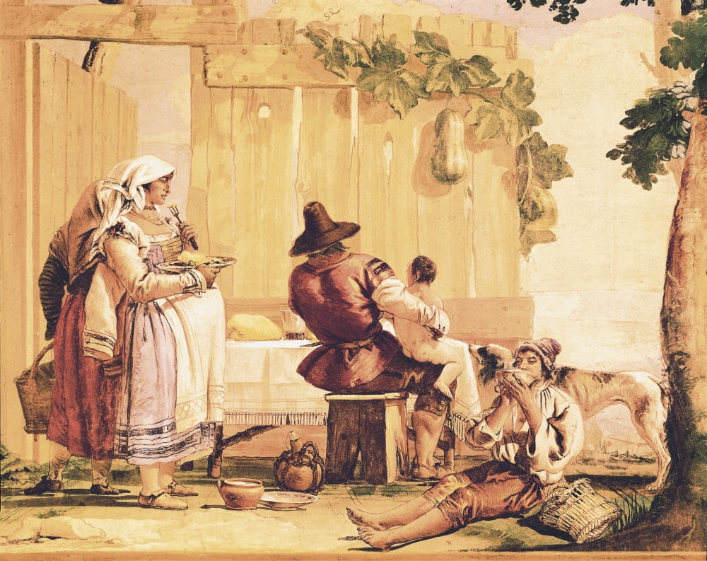 Tiepologiovanni Domenico (1727-1804) Canvas Art - (36 x 24)